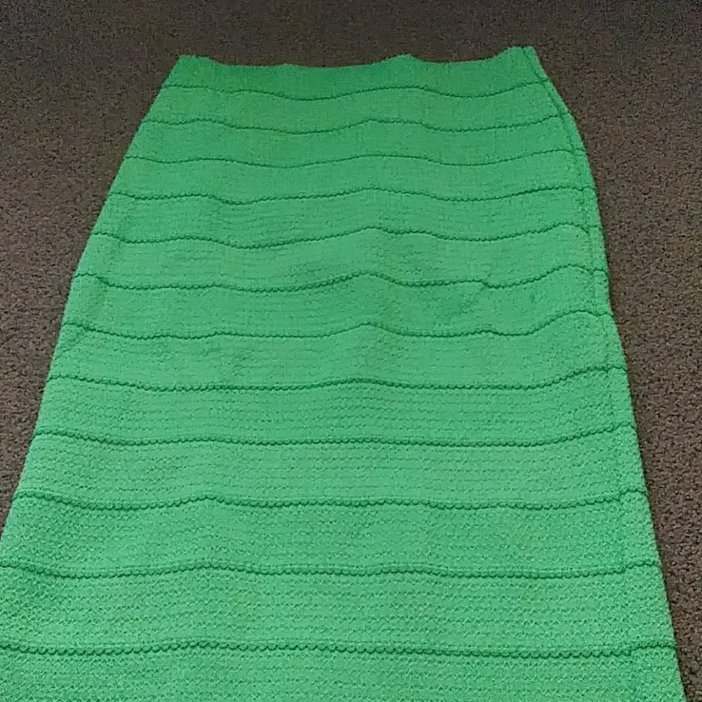 Green skirt